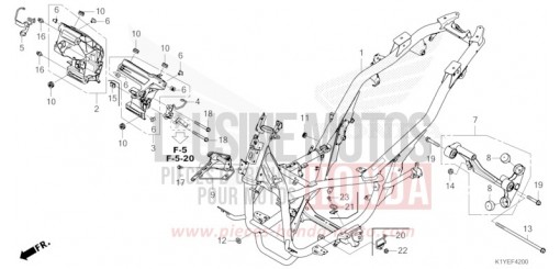 FRAME BODY WW125SS de 2025